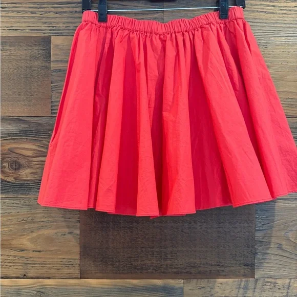 Free People ‘Gaia’ Vibrant Red Mini Skirt - Picture 8 of 10